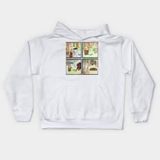 funny Blursed Retirement Kids Hoodie